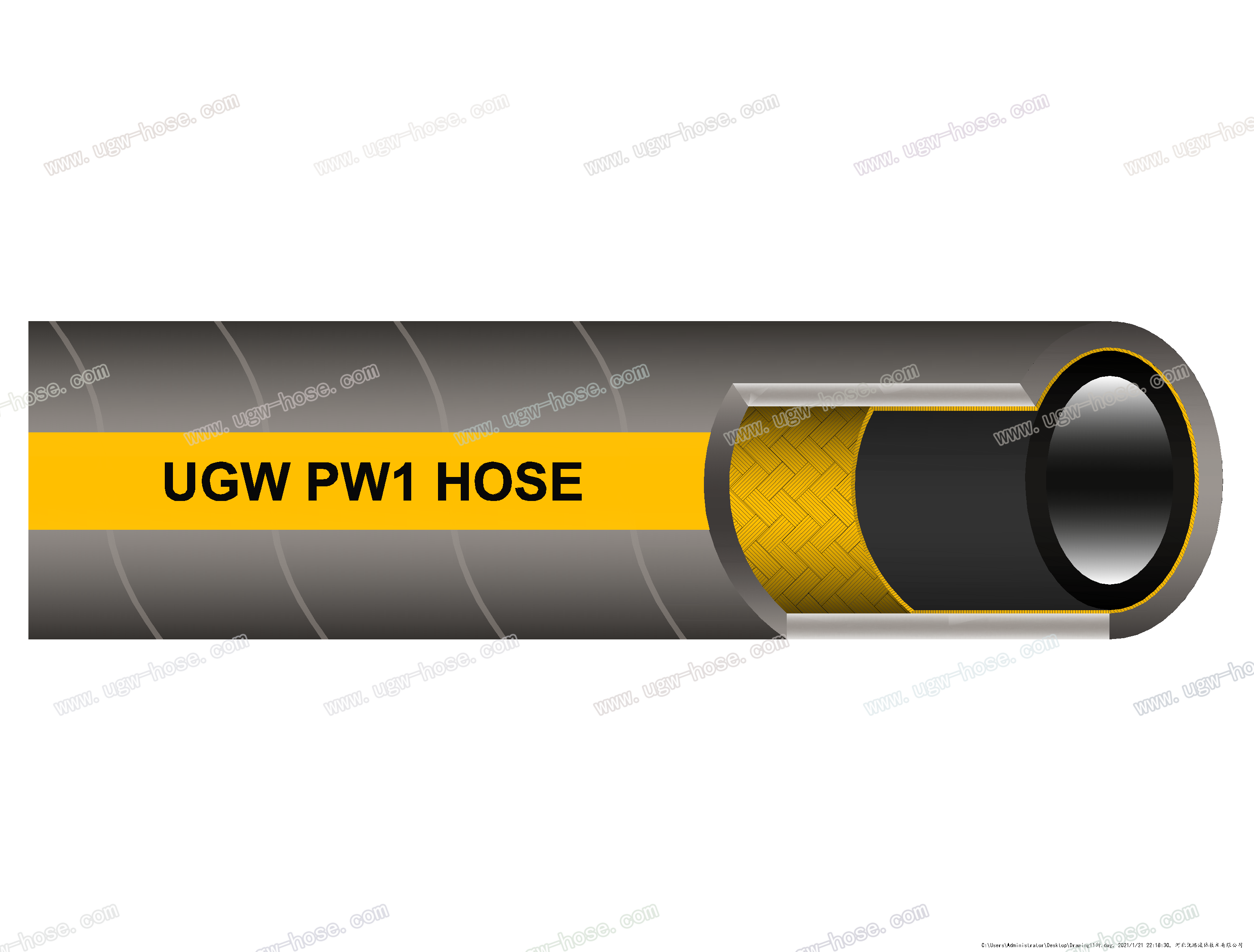 1 Wire Pressure Washer Hose